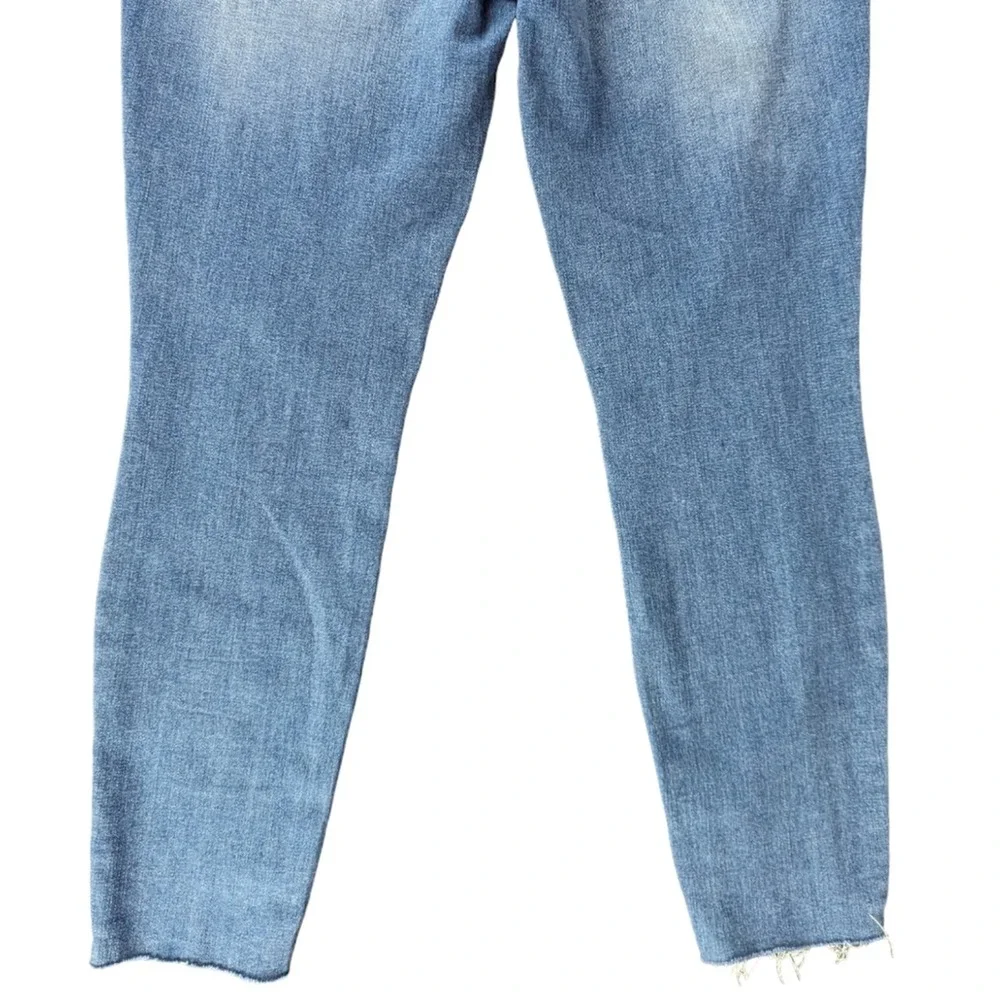 Lucky Brand High Rise Skinny Bridgette Ankle Jeans Raw Hem Button Fly Women's 4 - Picture 7 of 11
